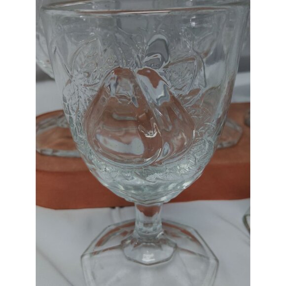 Vintage Water Goblet Baltimore Pear Set of 5 - Picture 1 of 8